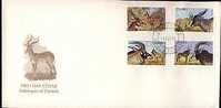 Jolie FDC Afrique Zambie CAD 14-09-1992 - Antelopes Antilope - Bêtes à Cornes - Zambia (1965-...)