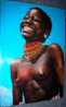 Zambia,African Woman,Folklore,postcard,naked Girl,Topless - Sambia