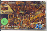 PETER BRUEGEL Schilderij Painting Op Telefoonkaart Thailand (5) - Painting