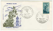 Italia - Busta Fdc Con Serie Completa: Torre Del Campidoglio - Airmail