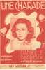Partition, Mini-affiche, 1934, Une Charade, Danielle Darrieux Du Film Battement De Coeur, Ed. Ray Ventura - Sonstige & Ohne Zuordnung