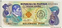 2 Piso  "PHILIPPINES"   Commémoratif  Pape J.P II  P166 UNC  Ro 46 - Filippijnen