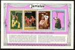JAMAICA 1974 ART, DANCE THEATER, DANCE WORKS MAN & WOMEN M/s MNH ** # 9208 - Theatre
