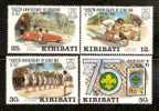 KIRIBATI 1982 SCOUTS, HEALTH, FIRST AID, STAMP ON STAMP MNH # 1527 - Andere & Zonder Classificatie