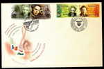 NEW 2006,JOINT ISSUE ROMANIAN-HUNGARIAN  COMPOSERS, FDC - FDC