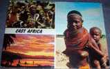 East African Culture, Postcard,Kenya,women,topless,semi Naked,brests - Kenia