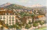 74 - ANNEMASSE - Peinture D'une Vue Générale Et Le Mont Blanc - 1943 - C.E.L.A. 34/3 - Annemasse