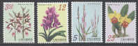2007 TAIWAN - ORCHIDS 4V - Unused Stamps