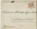 Ep024 / - SPANIEN -1888 – Alfonso XII – Barcelona Nach Mannheim, Deutschland, Edifil 204 - Lettres & Documents