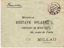 Ep031 - SPANIEN - /Alfonso XII 1888 – Madrid-Francia – Ambulante Ex Irun Und Bordeaux Nach Millau - Lettres & Documents