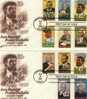 VS82  2  FDC   BLACK HERITAGE - 1981-1990