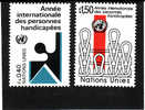 Nations Unies Yv.no.97/8 Neufs** - Sonstige & Ohne Zuordnung