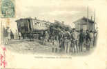 79 - THOUARS - CHEMIN De FER - TRAIN - CATASTROPHE FERROVIAIRE En 1899 - PHOTO LASLANDES - CPA PRECURSEUR - TOP - Thouars