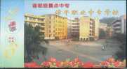 Basketball - The Students Play Basketball In Zhangping Vocational School, Fujian, China Pre-stamped Postcard SPECIMEN - Basket-ball