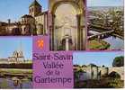 SAINT SAVIN  - Vallée De La Gartempe - 5 Vues : Siège D´une Abbaye Fondée Par Charlemagne Sur Le Tombeau De St Savin - Saint Savin