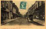 71 MONTCEAU LES MINES Rue Du Nord, Animée, Commerces, Attelage, Colorisée, Ed Ferrand 1210, 1908 - Montceau Les Mines