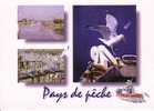 VENDEE - Pays De Pêche -  3 Vues -  Dessin De Bâteau   N° 85127 - Poitou-Charentes