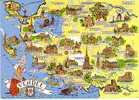 VENDEE -   Carte Touristique  -  Illustrations   - N° 51 - Poitou-Charentes