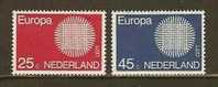 NEDERLAND 1970 MNH Stamp(s) Europa 971-972 #1922 - Ungebraucht