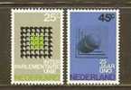 NEDERLAND 1970 Mint Hinged Stamp(s) U.N.O. 973-974 #2001 - Nuovi