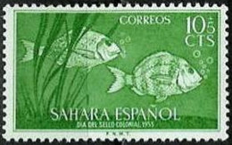 SPANISH SAHARA..1953..Michel # 140...MLH. - Sahara Español