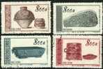 1954 CHINA S09K Great Motherland (5th Set) : Ancient Cultural Relics CTO SET - Gebruikt