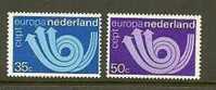 NEDERLAND 1973 Mint Hinged Stamp(s) Europe 1030-1031 #410 - Neufs