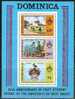 DOMINICA 1974 ARCHITECTURE, UNIVERSITY, COAT OF ARMS, GRADUATION CEREMONY, STUDENT M/s MNH # 7838 - Dominica (1978-...)