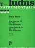 Franz Danzi : Trois Sonates Pour Flûte Et Violoncelle Op.64 - Andere & Zonder Classificatie