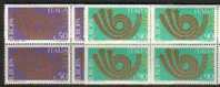 PGL - EUROPA CEPT 1973 ITALY BLOCK OF FOUR** - 1973