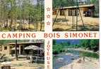 JOYEUSE -  Camping   " BOIS SIMONET "  - Route De Valgorge  -  4 Vues - Joyeuse