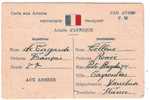 CARTE F.M ARMEE D'AFRIQUE - Brieven En Documenten