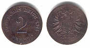 2 Pfennig 1874 - 2 Pfennig