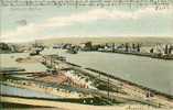 Newhaven Harbour Cpa Couleur Bon état Année 1904 - Otros & Sin Clasificación
