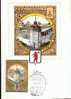 RUSSIE CARTE MAXIMUM  NUM.YVERT 4569 TOURISME ET ARMOIRIES IAROSLAVL MONASTERE - Maximum Cards