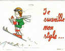 Carte Postale Les Sports D´Hiver Le Ski  Par Tremaule .D - Mountaineering, Alpinism