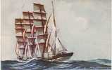 Bateaux - Voiliers - Cap Hornier - Illustrateurs - Illustrateur Haffner - B314 - Quatre Mats Barque - Bon état - Sailing Vessels