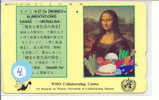 Leonardo Da Vinci Mona Lisa Op Telefoonkaart (4)  Art - Peinture - Mahlerei - Kunst - Schilderij - Painting