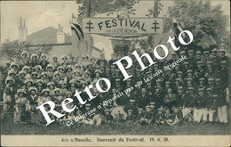 ARS SUR MOSELLE Souvenur Du Festival 19-6-1910  " La Lyre " - Ars Sur Moselle