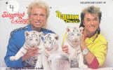 SIEGFRIED AND ROY Op Telefoonkaart  (4) - Personnages