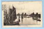 VISSERSHAVEN PORT DE PECHE OSTENDE IN 1927  BOOT SCHIP ZEILSCHIP  BATEAU A VOILE - Fishing Boats