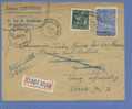 768+771 Op Aangetekende Brief Met Stempel VORST(BRUS.) Op 24/11/49 Naar St-KRUIS - 1948 Exportación