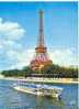 PARIS - La Tour Effeil Et La Seine - La Seine Et Ses Bords