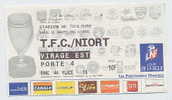 B42 TOULOUSE - NIORT Coupe De La Ligue 2000-2001 Du 6 Janvier 01 - Andere & Zonder Classificatie