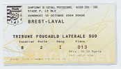 B68 BREST-LAVAL Champ. De France 04-05 Du 15 Octobre 2004 - Otros & Sin Clasificación