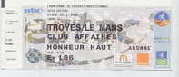B99 TROYES - LE MANS Champ. De France 05-06 Journée 23 ( Dédicacée Au Verso Par Sébastien GRAK - ESTAC). - Autres & Non Classés