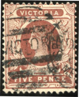 Pays : 497 (Victoria : Colonie Britannique)      Yvert Et Tellier N° :  105 (o) - Gebraucht