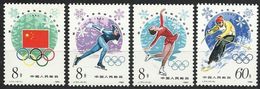 China Chine 1980 Yvertnr. 2312-2315 *** MNH Jeux Olympiques D' Hiver Lake Placid - Invierno 1980: Lake Placid