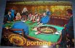 Casino,Roulette, Portoroz,Yugoslavia, Postcard - Casino