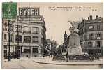 CPA 92 MONTROUGE - Le Rond Point - La Poste Et Le Monument Aux Morts (Publicite  BYRRH) - Montrouge